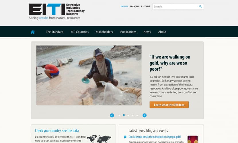 Eiti.org Redesign