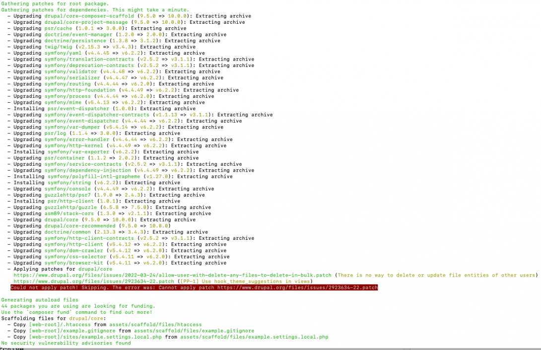 Successfully upgrading to Drupal 10 with Composer