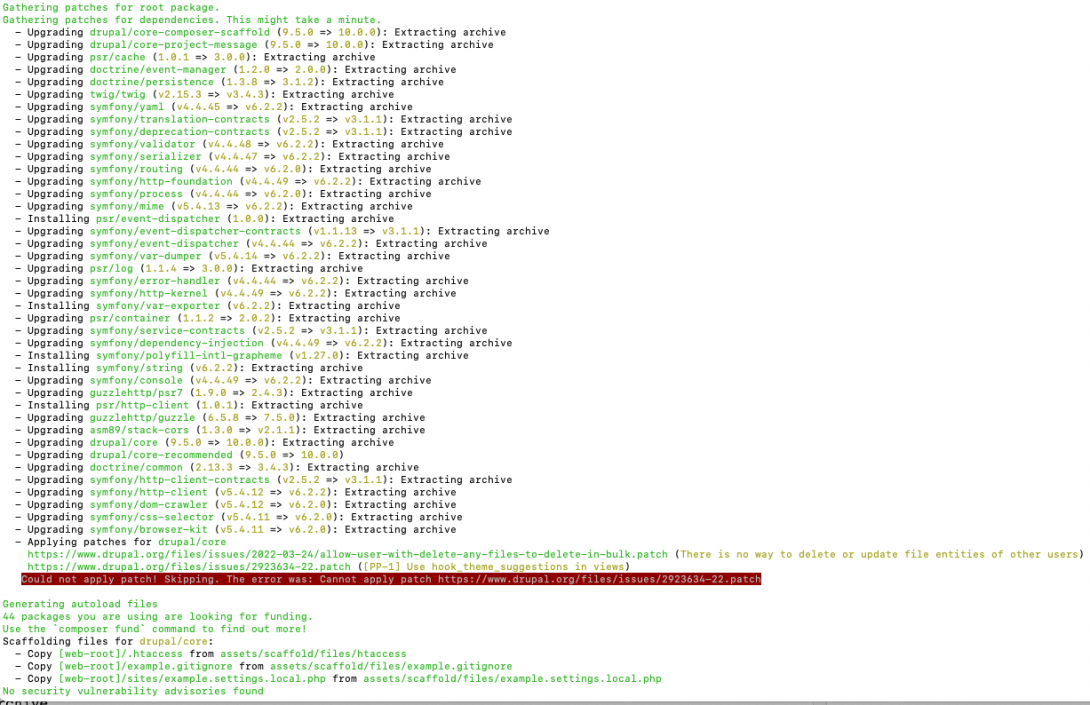 Successfully upgrading to Drupal 10 with Composer