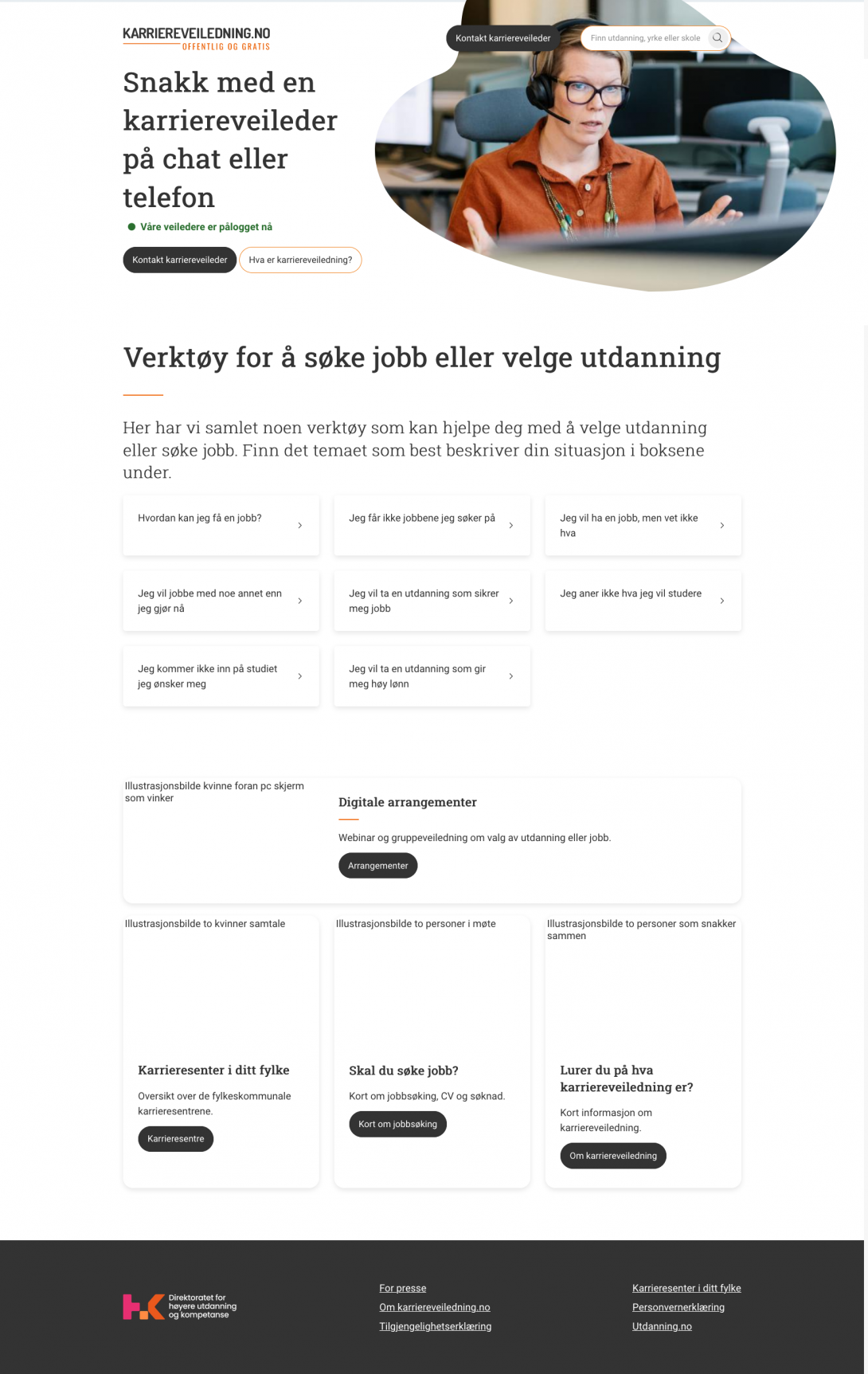 karriereveiledning.no | Toms Web Stuff